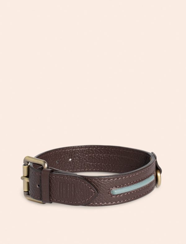VOFF Halsbånd - Dusty blue, S/M