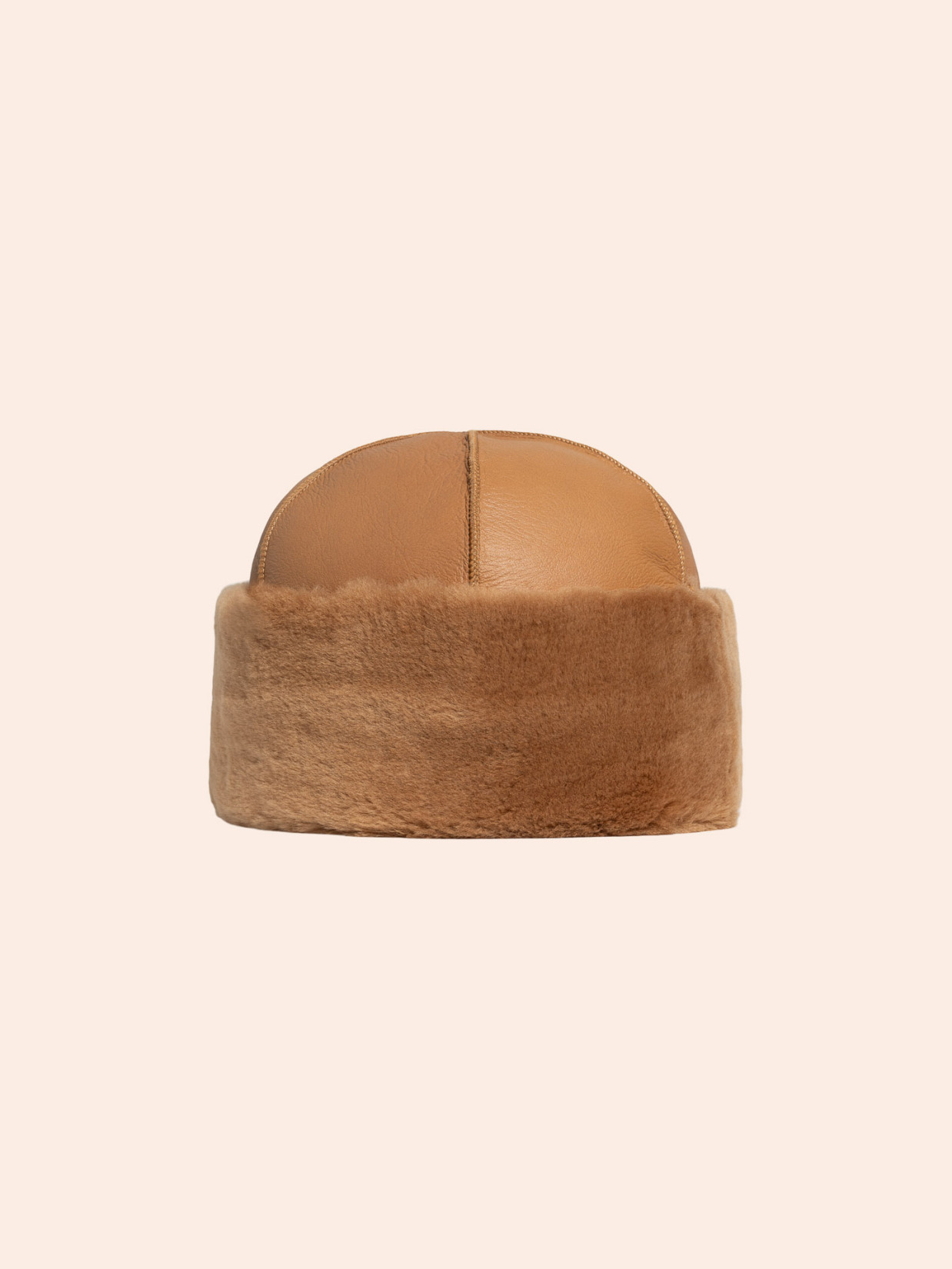 BÆÆ Lue lys brun i italiensk shearling
